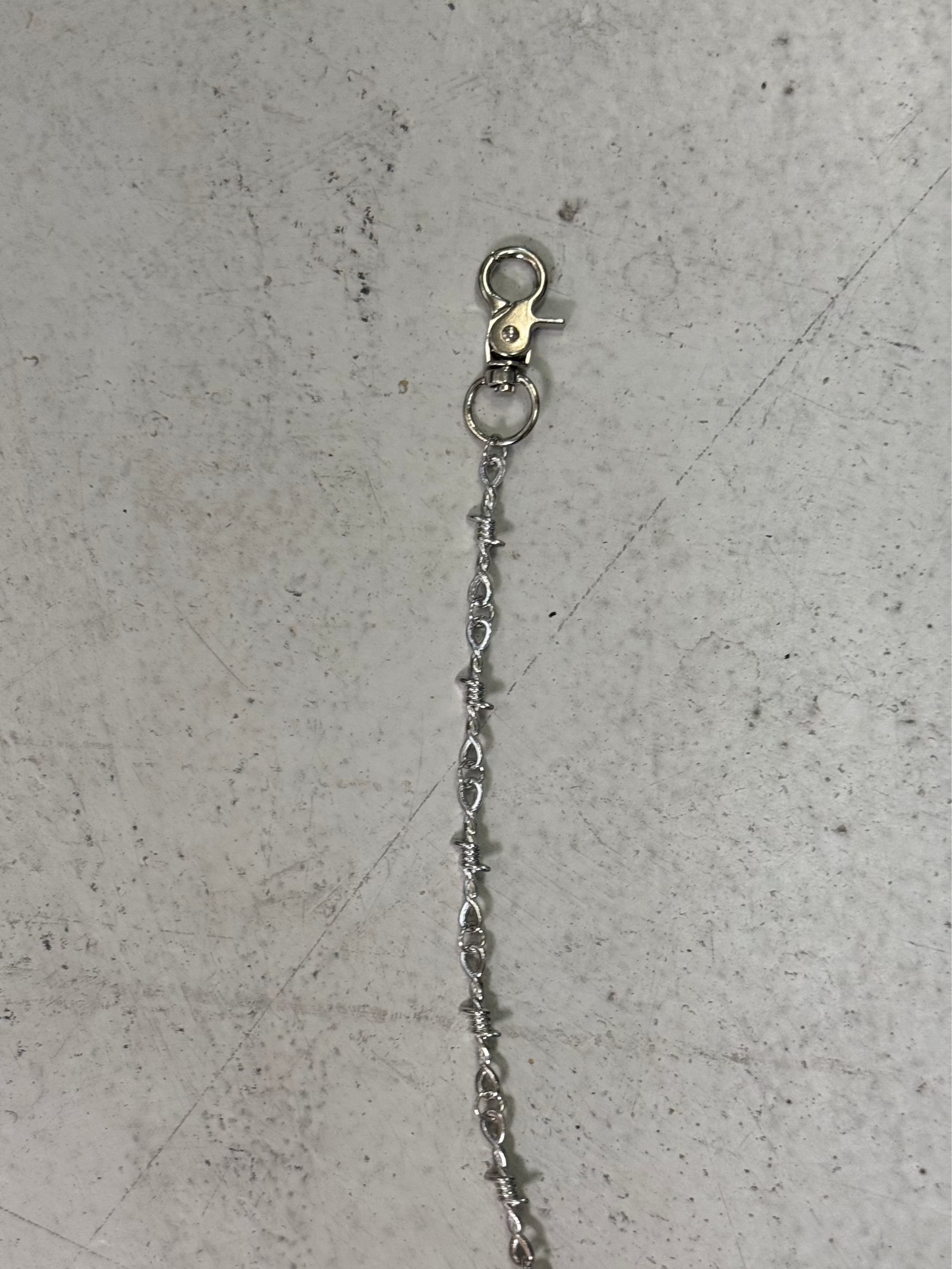 barbed wire walletchain