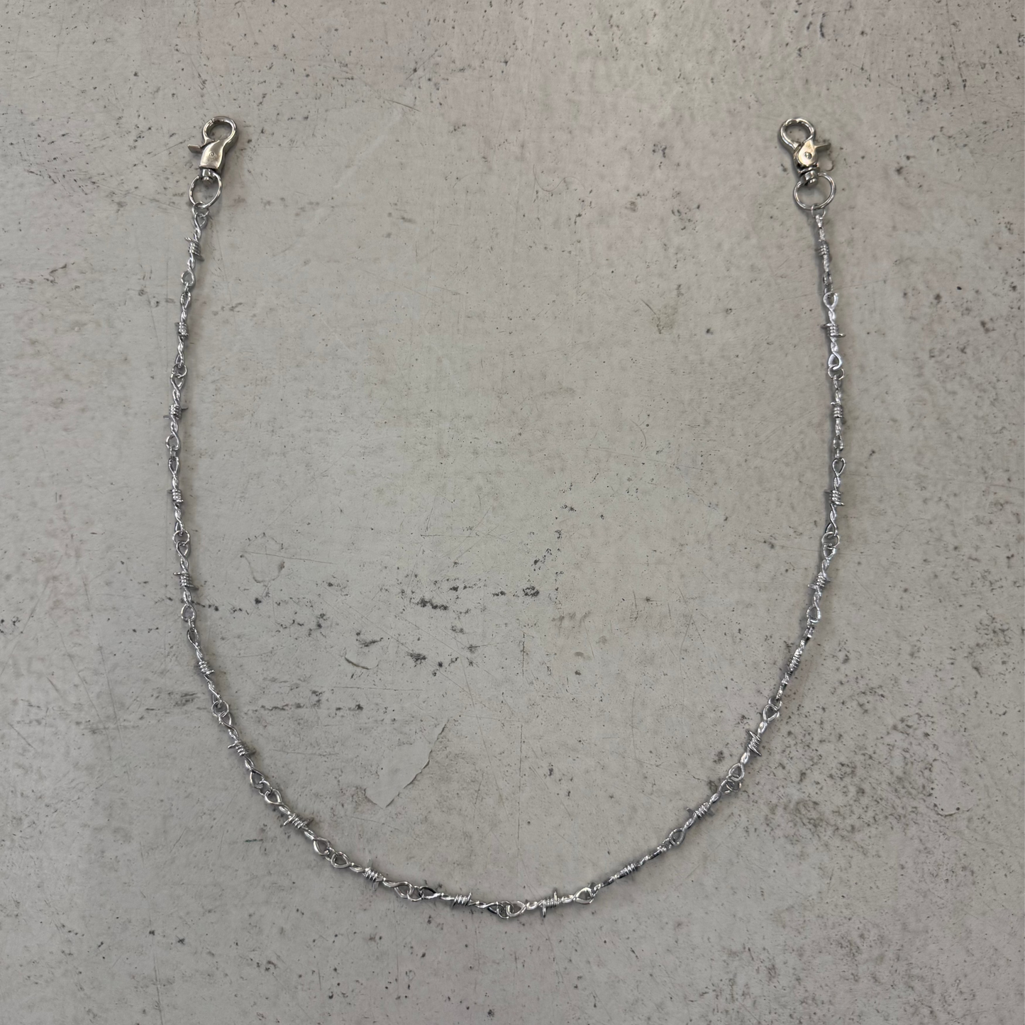 barbed wire walletchain