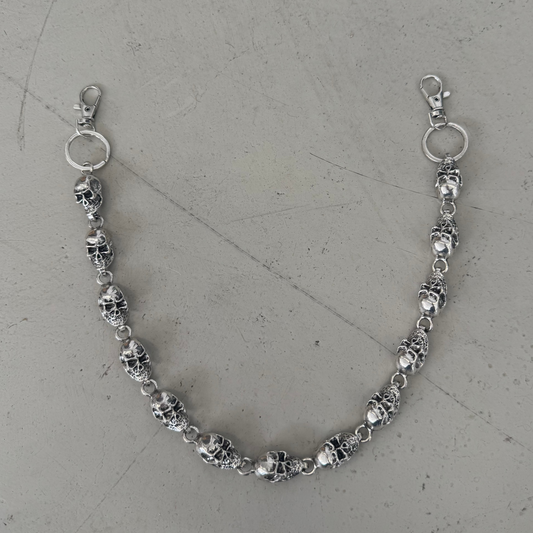 skull walletchain